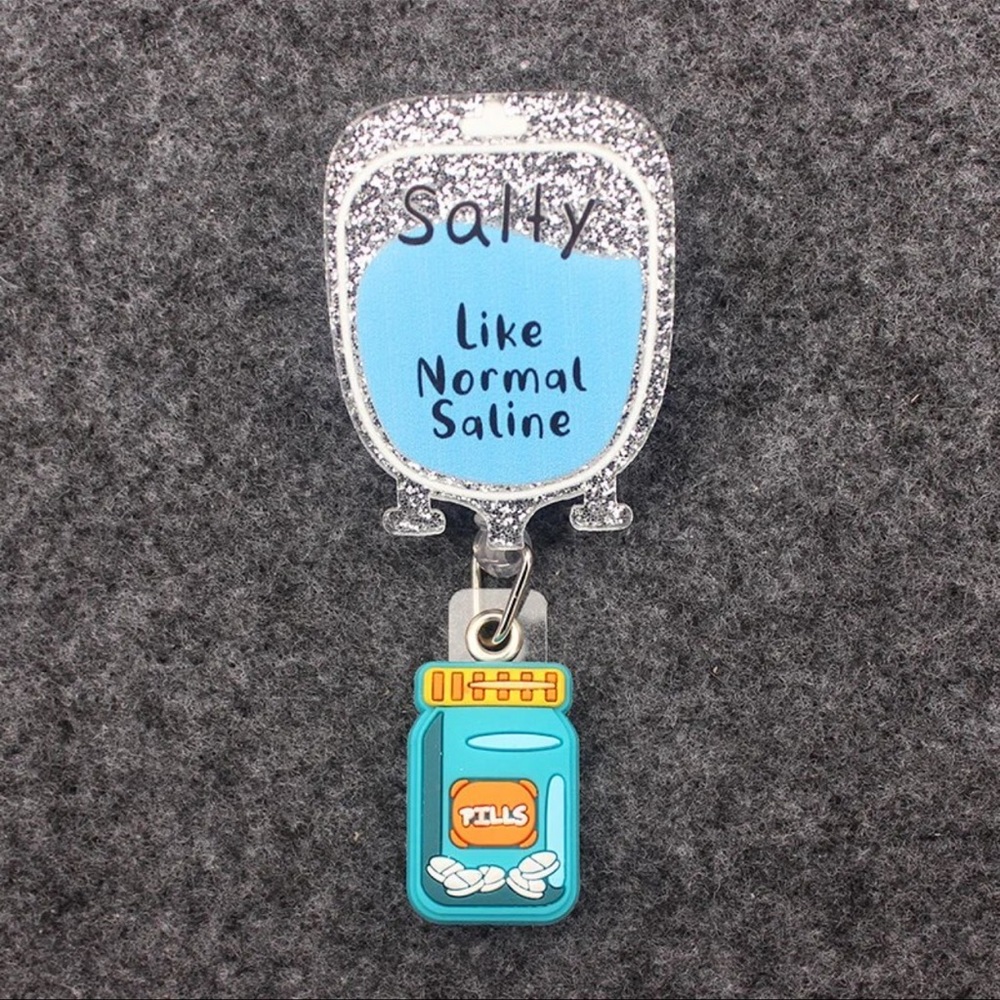 Super cute Nurse healthcare hospital character badge holder - Picture 5 of 11